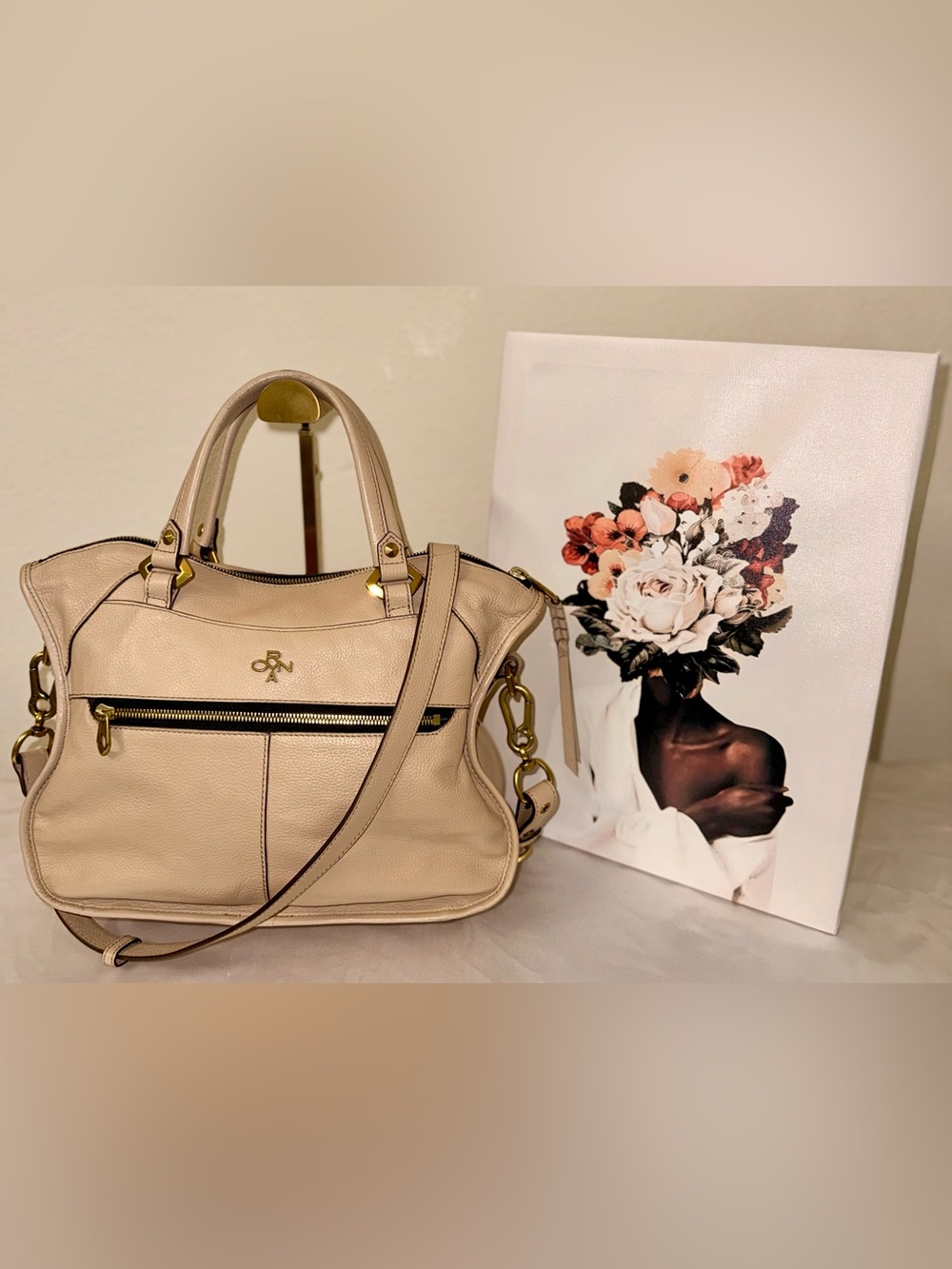 orYANY “Sarah” Leather Satchel/Crossbody